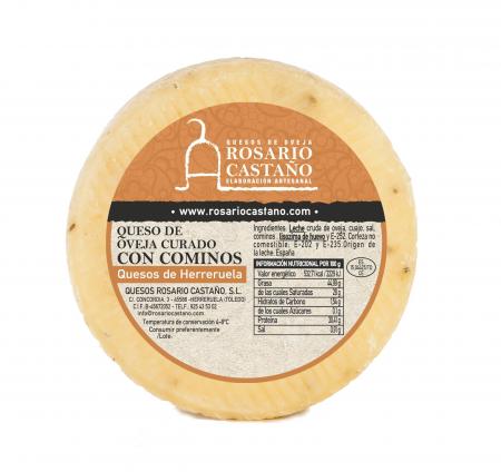 Queso de Oveja Curado con Cominos