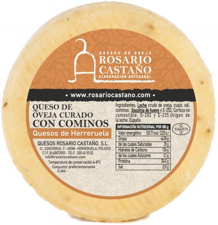 Queso de Oveja Curado con Cominos