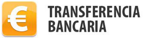 Formas de pago: transferencia bancaria o ingreso en cuenta